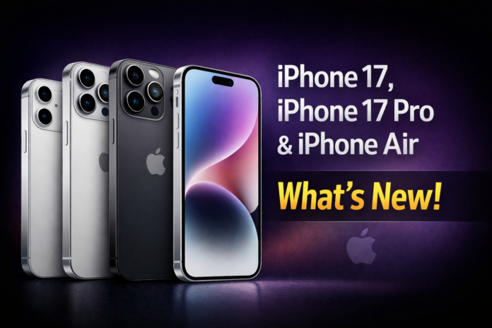 All About iPhone 17, iPhone 17 Pro & iPhone Air — What’s New!