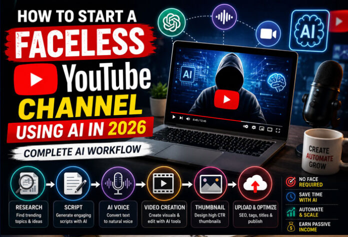 How to Start a Faceless YouTube Channel Using AI in 2026 How to Start a Faceless YouTube Channel Using AI in 2026