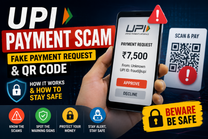 UPI Payment Scam: Fake QR Codes & Payment Requests Explained